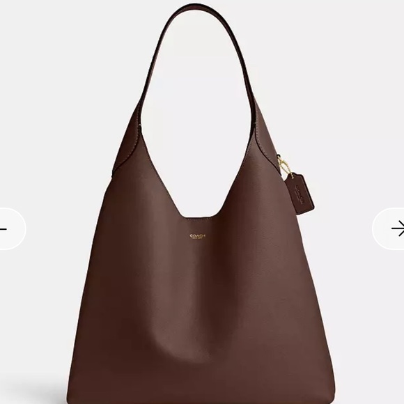 Coach Handbags - Coach Brooklyn Dark Brown Leather Shoulder Bag